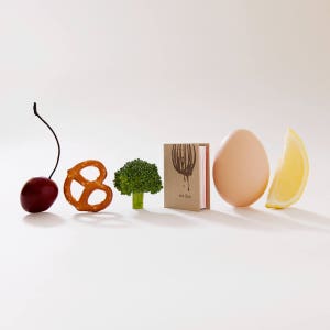 Miniature Cookbook Set with Mini Whisk and Mini Rolling Pin