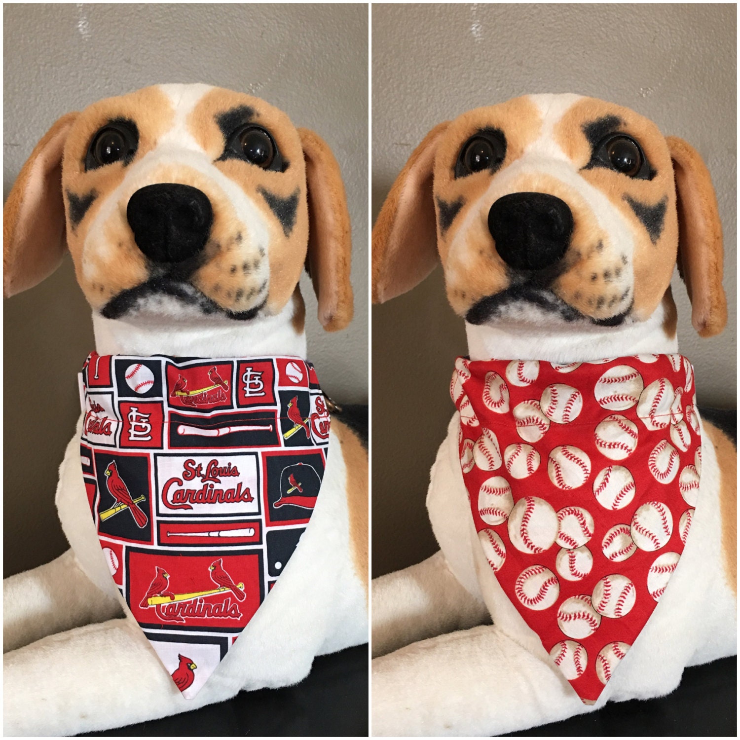 St Louis Cardinals Dog Collar Large