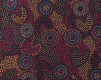 100% Cotton Quilting Fabric - Australian Inspired - SPOT GOOLOO DESERT - sold by 1/4 metre or Fat Quarter