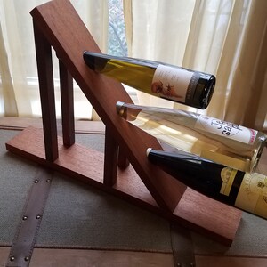 Three Bottle Wine Holder
