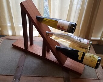 Three Bottle Wine Holder
