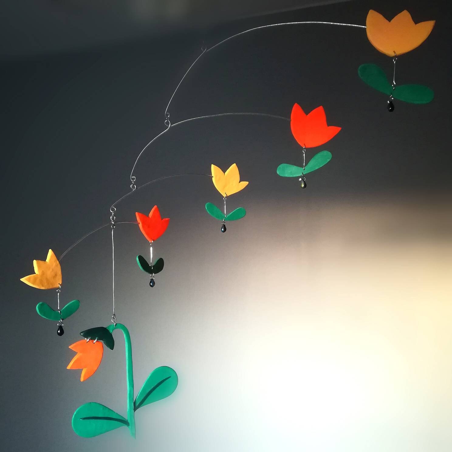 Mobile Fleurs 1 Décoration d'intérieur Home Déco Art Création Mobile Suspension