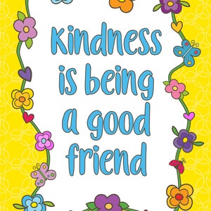 Kindness Posters for Children Affirmation Posters for Kids image 7