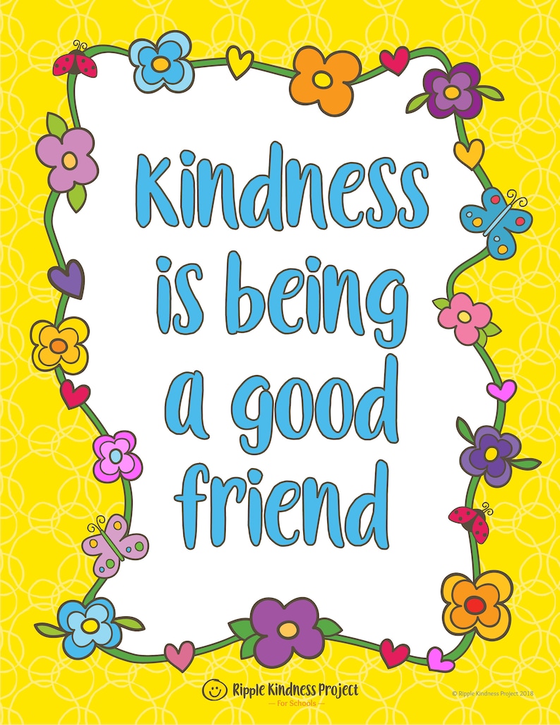 Kindness Posters for Children Affirmation Posters for Kids image 7