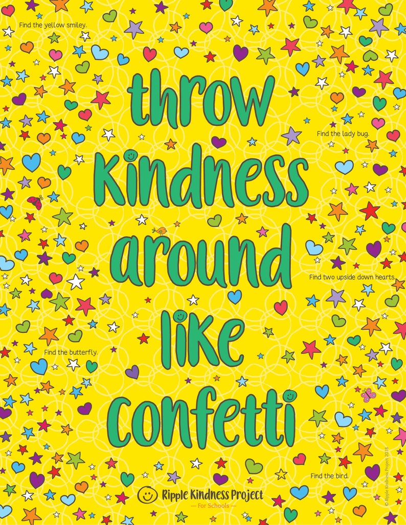 Kindness Posters for Children Affirmation Posters for Kids Etsy Canada