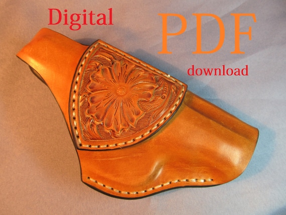 Makarov handgun holster. Pattern and full step-by-step instructions with photos.