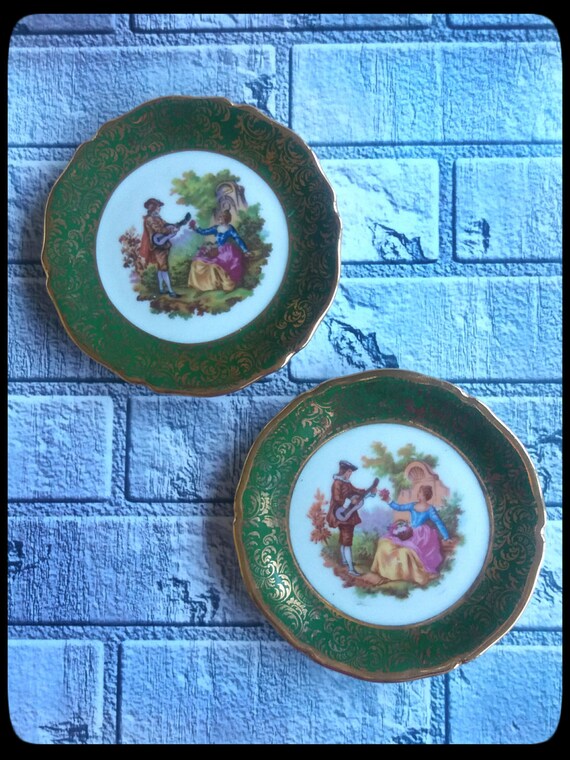Vintage Limoges La Reine Wall Hanging Flowers Decorative Etsy