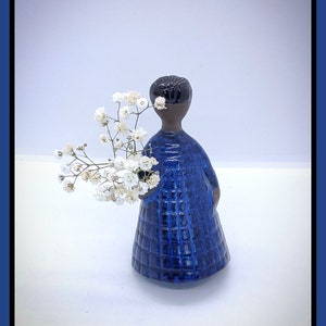 Vintage ceramic girl figurine by Elsi Bourelius for Jie Gantofta Sweden |