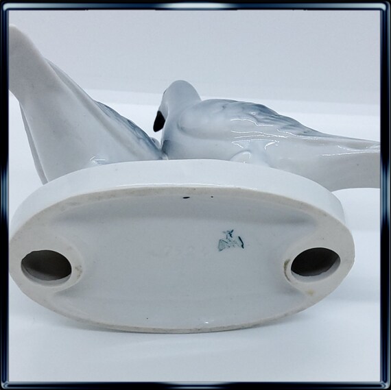 鳩陶器置物(ペア)ヴィンテージ