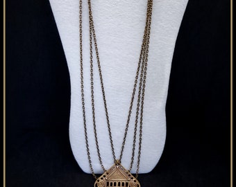 Pendentif Vintage Kalevala Koru – Bronze, Domaine 2786, Finlande (Kalevala Jewelry)