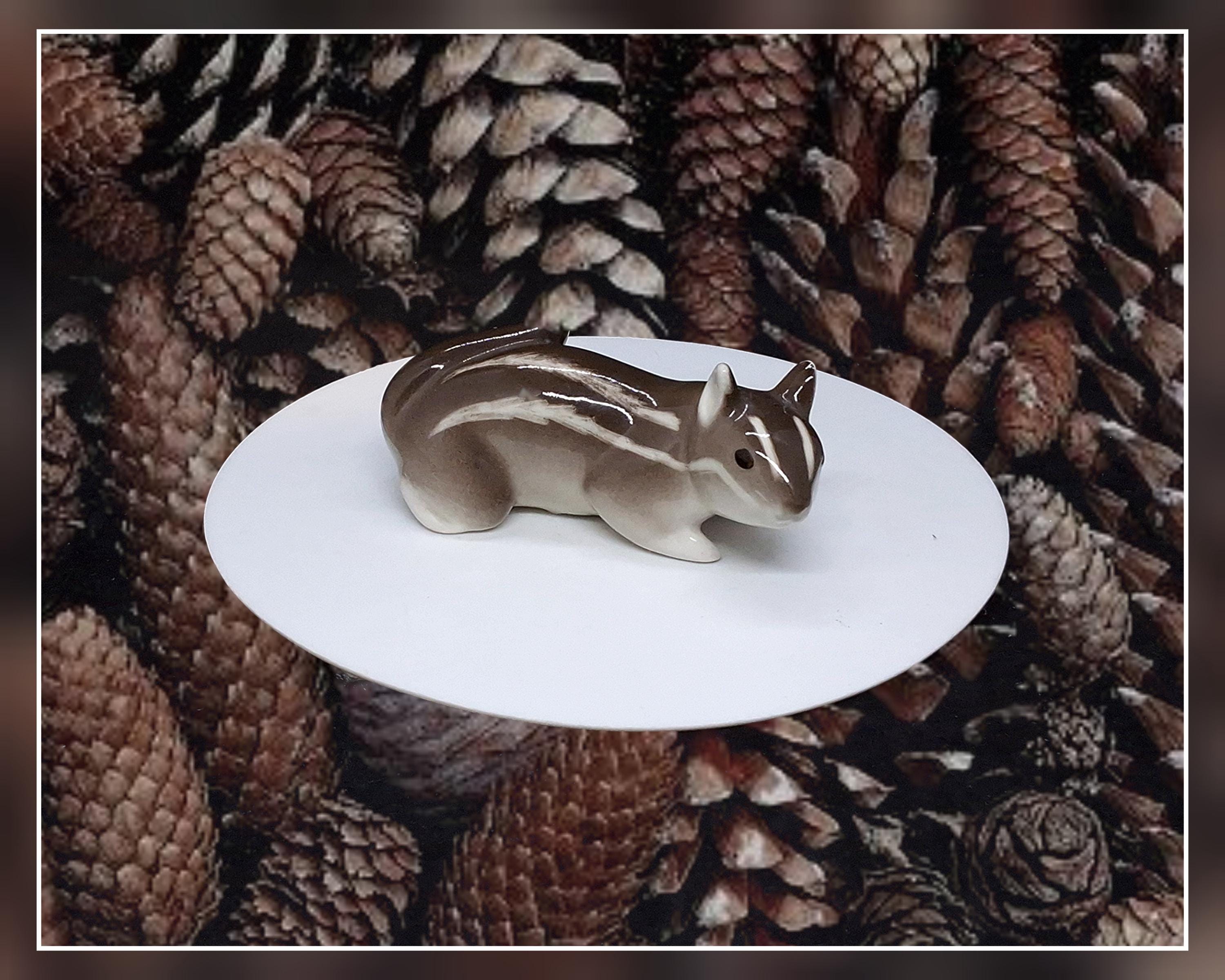 ヴィンテージ ロモノーソフ ソビエト ロシア シマリス ジリス 置物
