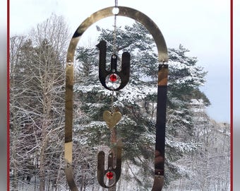 ヴィンテージ Aarikka フィンランドの鳥の白鳥のモビール、窓の装飾