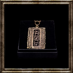 Finnish Pentti Sarpaneva 60&#39;s bronze big Pitsi necklace