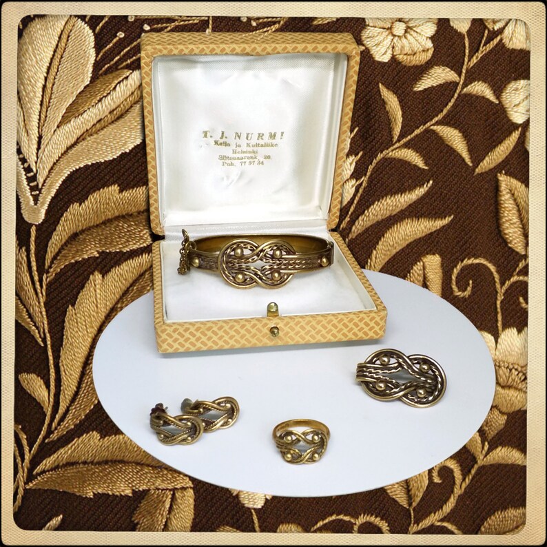 Traditional Finnish Kalevala Koru Bronze Teljänneito Jewelry Etsy UK