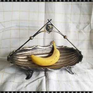 Vintage big silver Polish Art Deco fruit- or candy bowl
