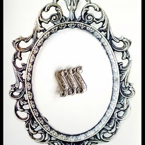 Vintage silverplated Art Nouveau  brooch