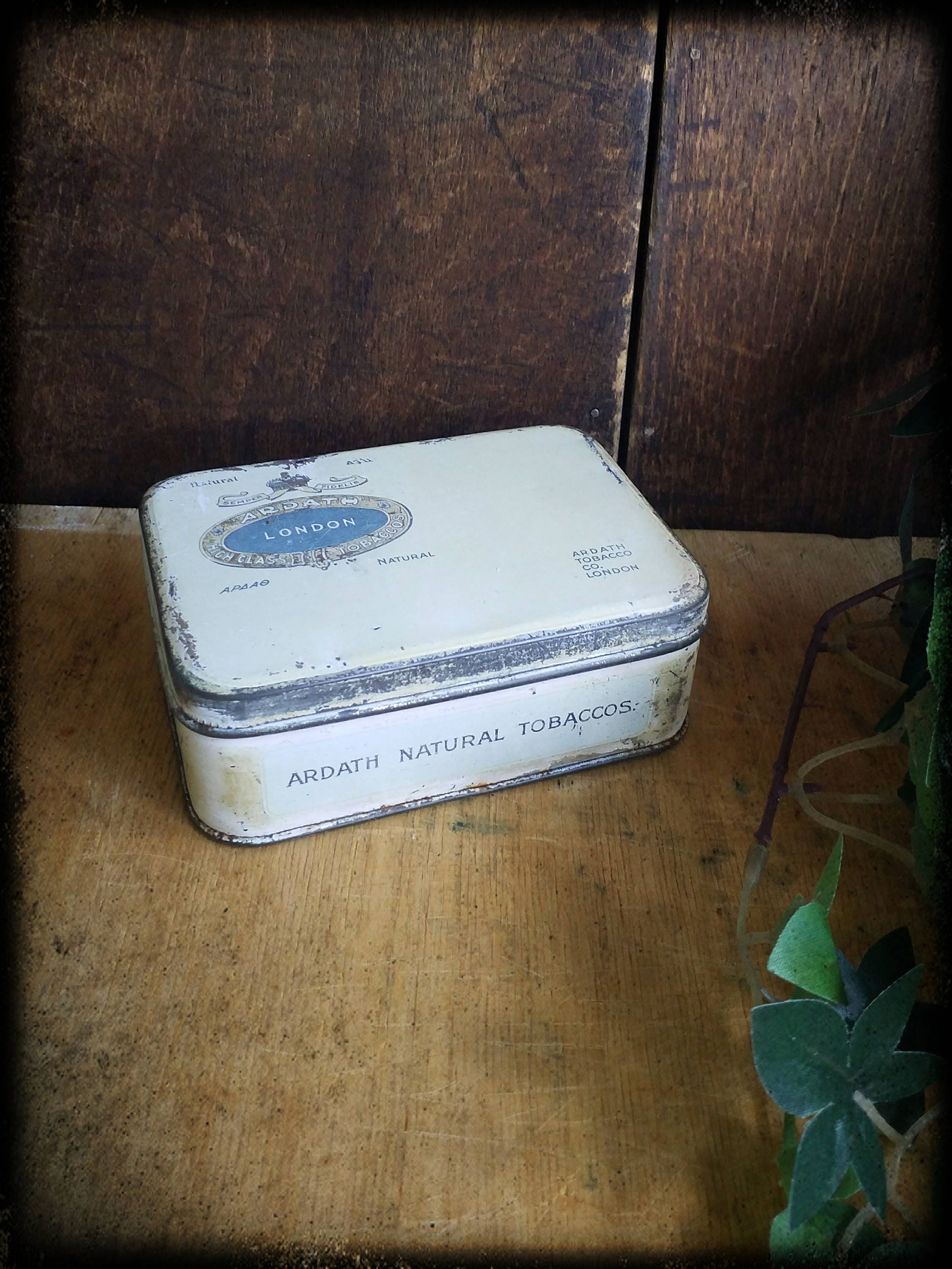 ardath tobacco company Vintage Antique Ardath Tobacco Co. London Cigarette Tin, 1901-1925