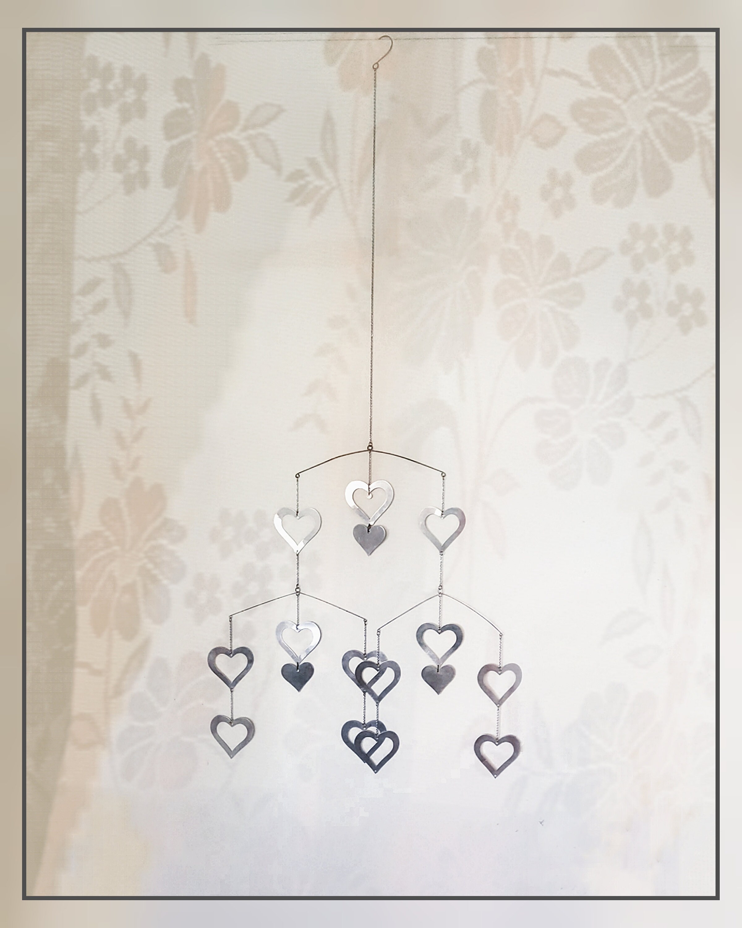 Vintage Aarikka Finland Big Hearts Mobile, Window Decor - Etsy Israel