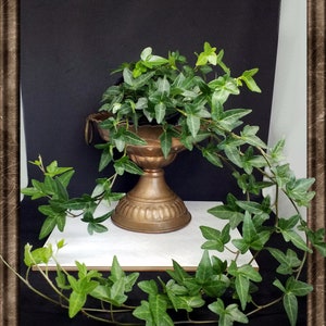 Cuenco de cobre vintage con asas, tazza