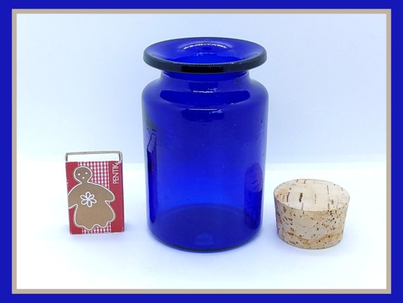 ヴィンテージ フィンランド クメラ コバルトブルー ガラス ティー