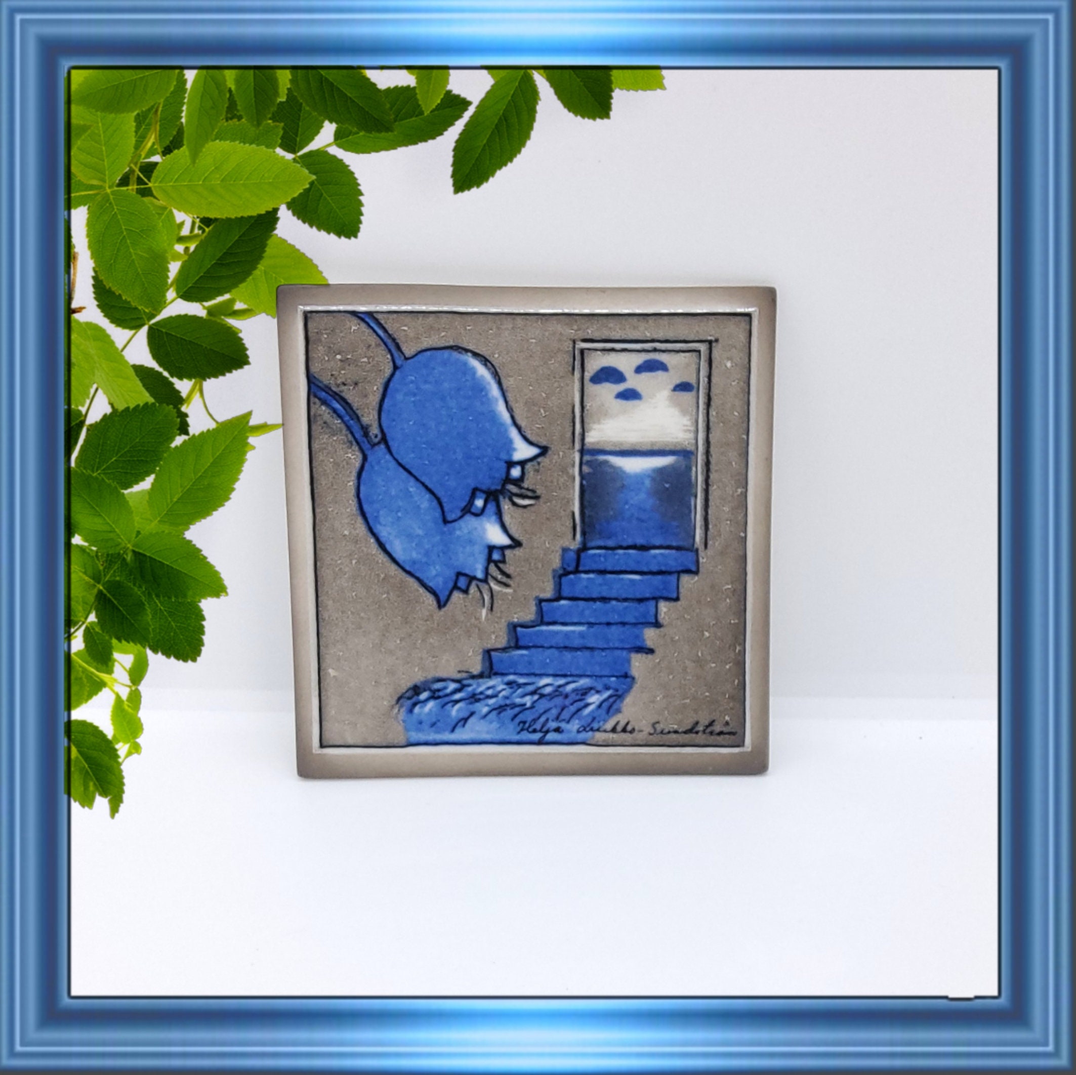 Vintage Arabia Finland/ Heljä Liukko-sundström Wall Hanging