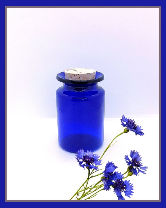 ヴィンテージ フィンランド クメラ コバルトブルー ガラス ティー