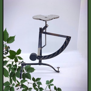 Antique metal desk study letter scale