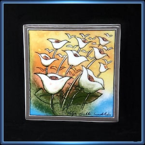 Vintage  Arabia Finland/ Heljä Liukko-Sundström wall hanging ceramic picture