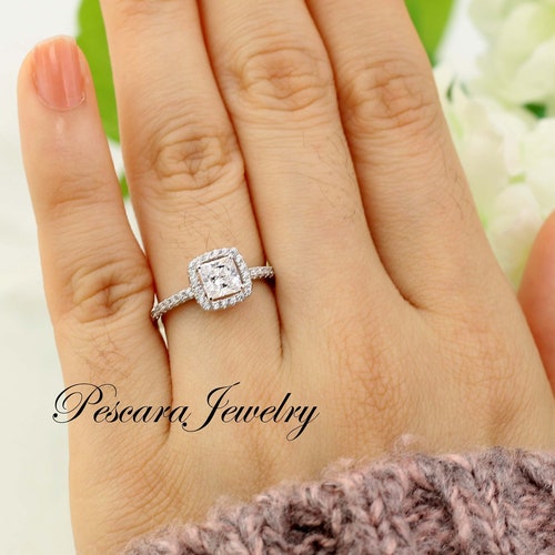 Sterling Silver Cubic Zirconia Ladies’ Engagement Ring Set 2-Piece 1/2 ct Size 3/16 inch Wide Sterling Silver Cubic Zirconia Ladies’ Engagement Ring Set 2-Piece 1/2 ct Size 3/16 inch Wide
