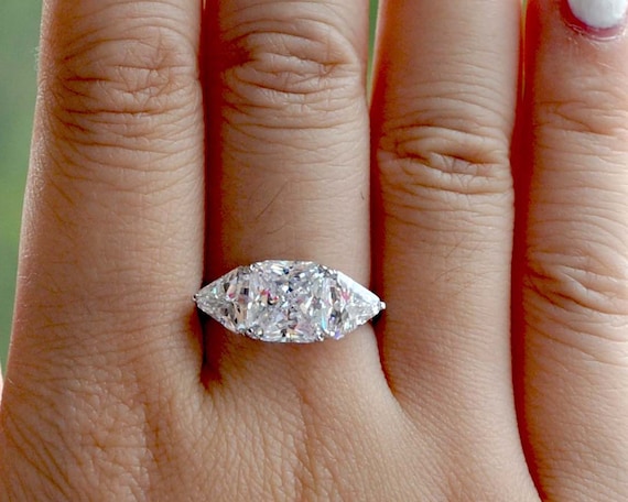 Fedine Fidanzamento Coppia 2 Pezzi/Set Elegante Anello Promessa Con Zircone Rotondo, Gioiello Di Anelli Fidanzamento In Argento - Foto 9