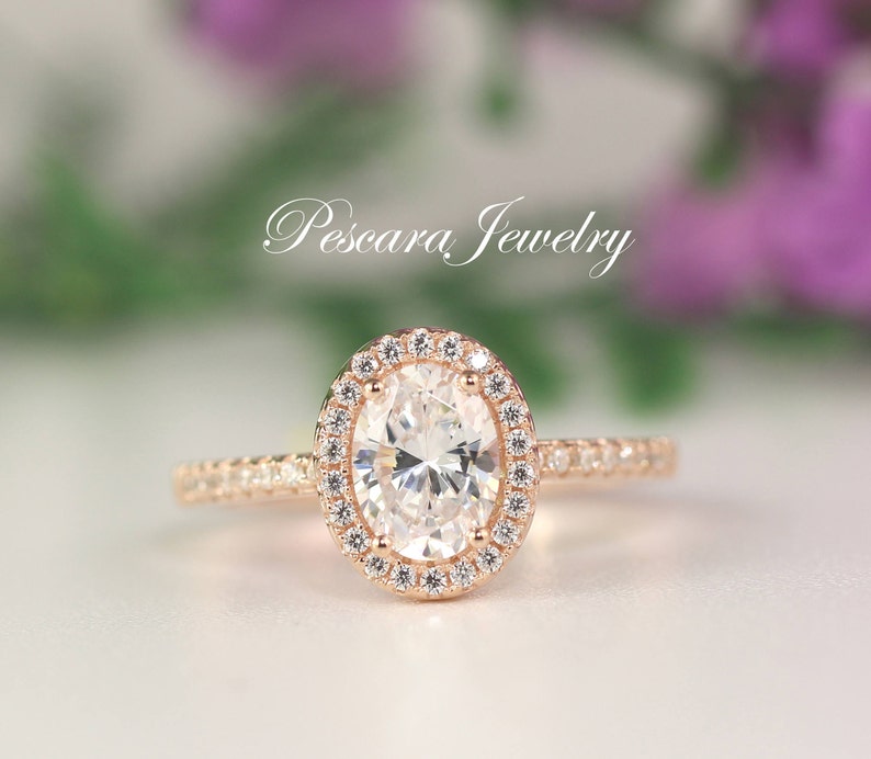 rose gold oval halo engagement rings rose gold oval halo engagement rings