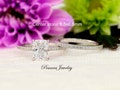 2ct Radiant Cut Engagement Ring set,  (8.5x6.5mm) Radiant Solitaire Ring, Wedding Ring Set, Stacking Ring, promise ring, Sterling Silver
