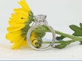 2.1 Ctw Vintage Engagement Ring, Art Deco Promise Ring, CZ round bridal ring, anniversary ring, sterling silver