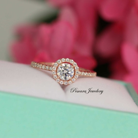 Acquista Anello Di Fidanzamento Alisha 0.5crt In Taglio Rotondo 0.5 - Foto 8