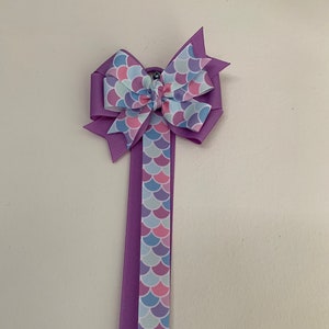 Mermaid Bow Holder, Ribbon Bow Holder, Bow Holder, Clippie Organizer, Bow Storage, Hair Bow Hanger