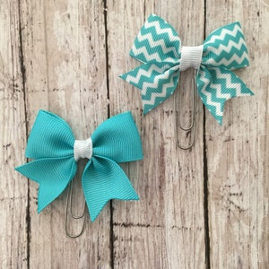 Bow Bookmark, Planner Clip, Bow Clip Bookmark, Paperclip Bookmark, Planner Accessories, Planner Bookmark