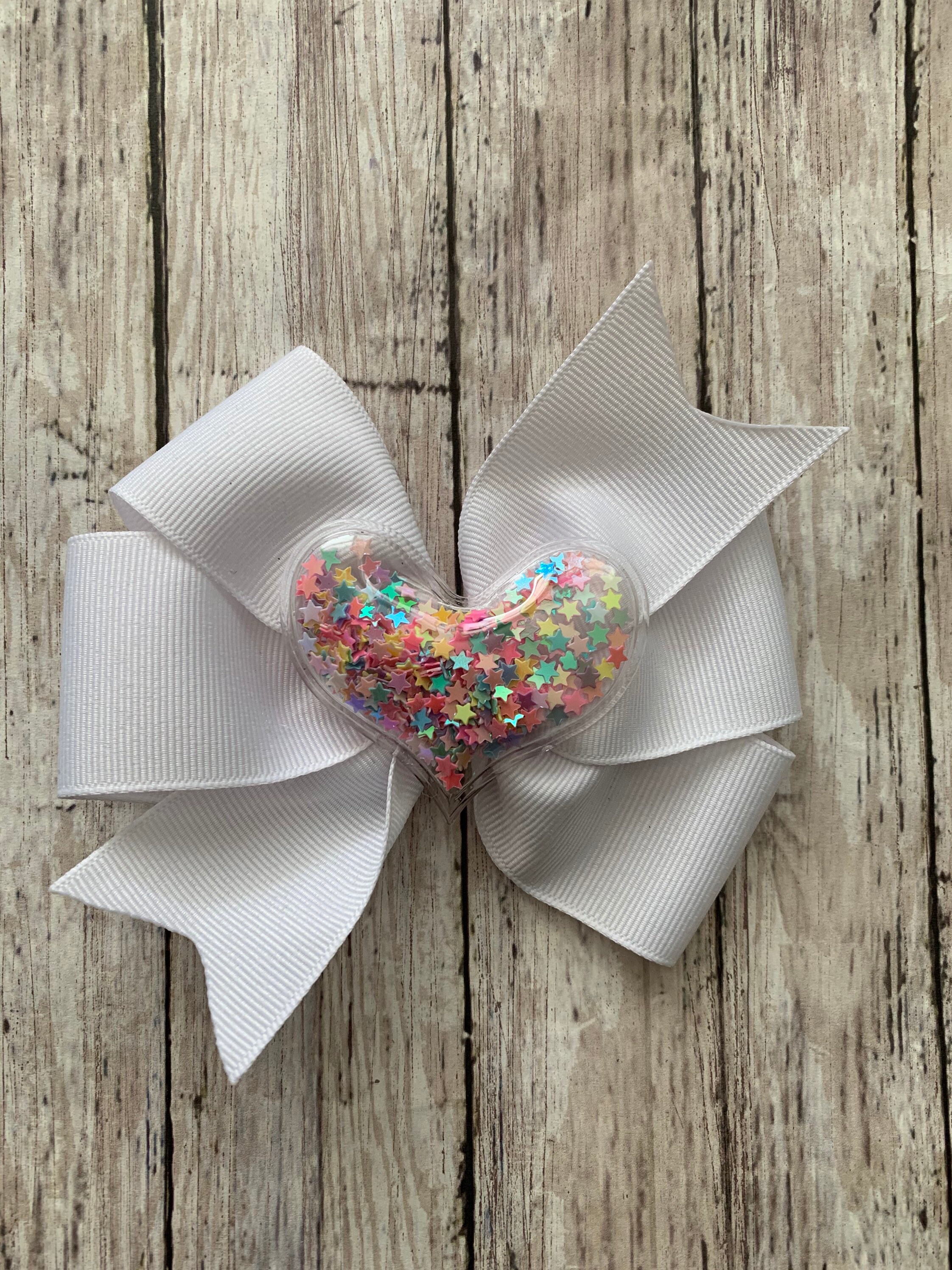 Heart Shaker Bow Heart Bow Shaker Bow Pinwheel Bow Heart Etsy UK