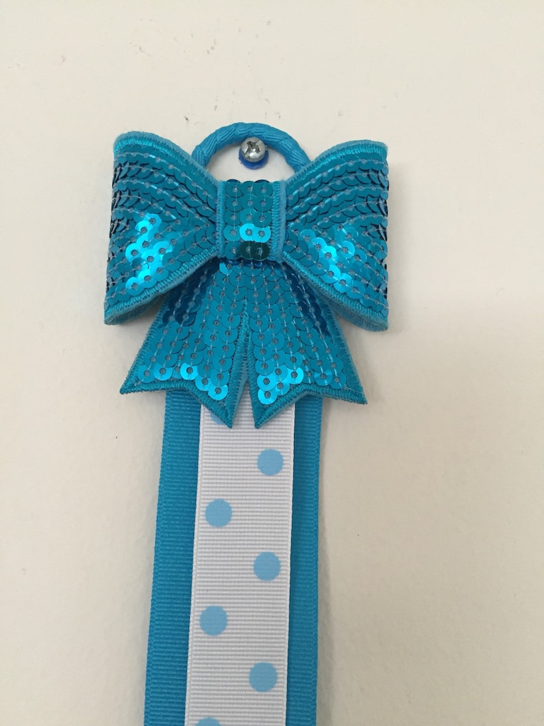 Hair Bow Holder Ribbon Bow Holder Sequin Bow Holder Clippie Keeper