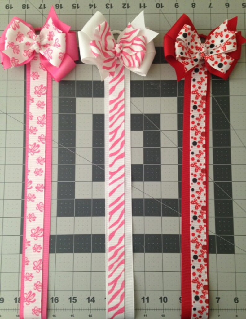 Ribbon Bow Holder Hair Bow Holder Bow Organizer Create Your Etsy