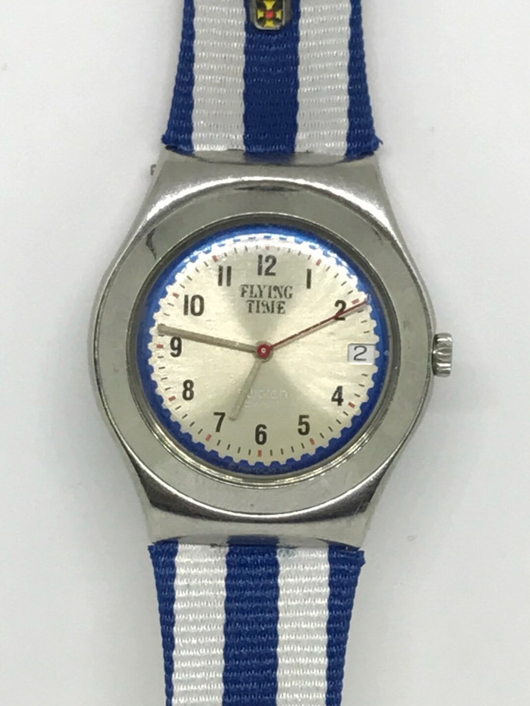2001 Rare Swatch Uhr Flying Time YLS415P Vivienne Westwood Irony 