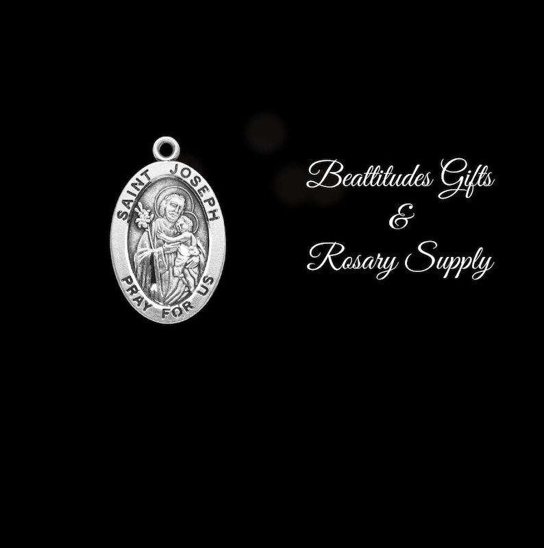 925 Sterling Silver Solid Polished Saint Jude Thaddeus Medal Pendant Necklace Me