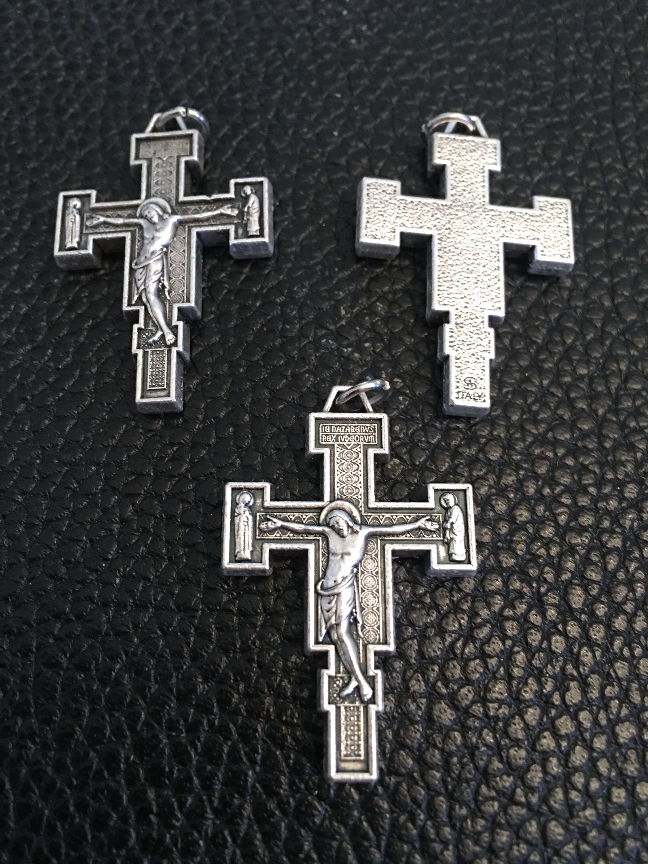 Jesus Crucifix Set of 3 Cross for Rosary or Pendant Jewelry | Etsy