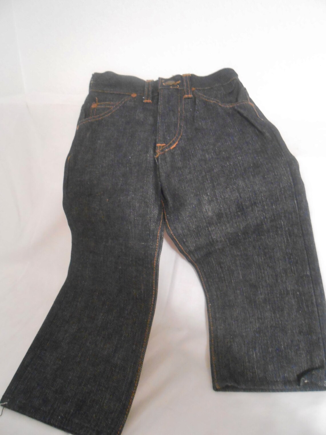 Sanforized Denim Blue Jeans 1940s 50s TEST Rice Stix Union - Etsy