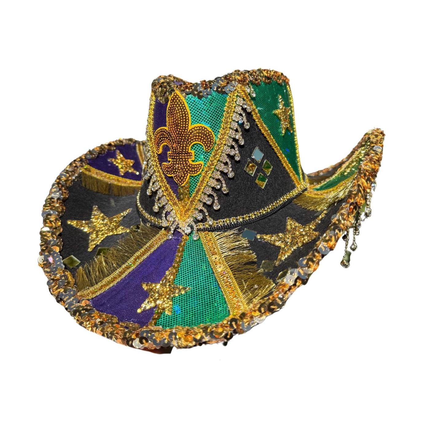 ⚜️ NEW ORLEAN SAINTS COWBOY HAT ⚜️ New Orleans Saints 2026 Draft 59FIFTY Fitted Hat – New Era Cap main image 4