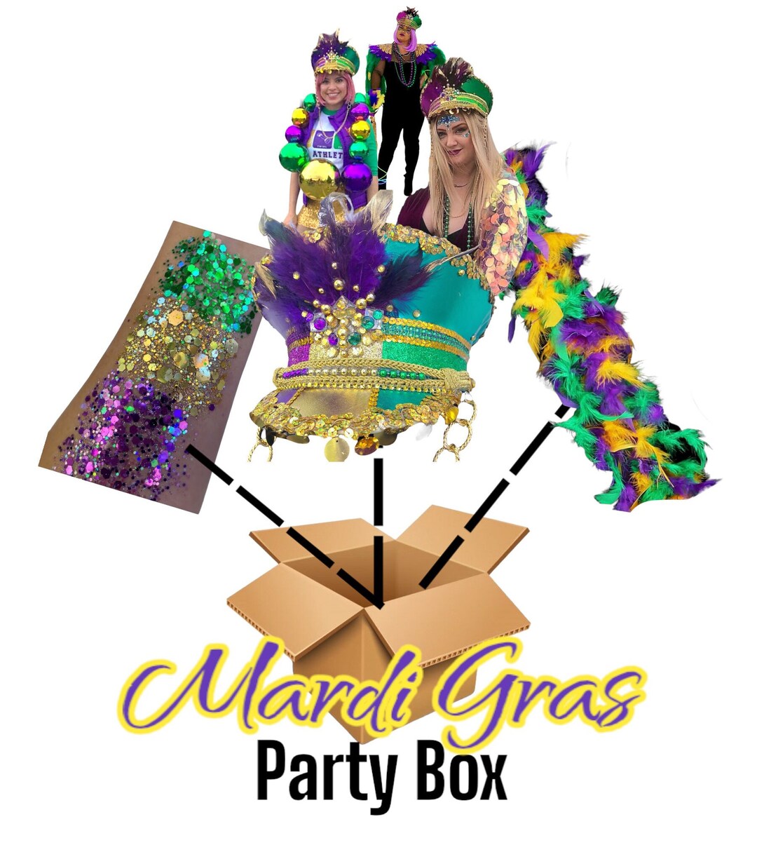 mardi gras party goodies