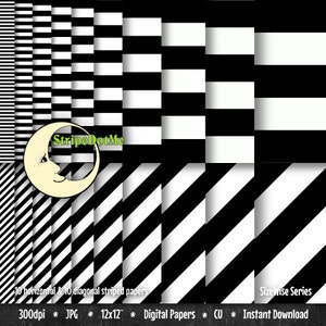 Digital Paper Stripes, Striped Paper, Digital Paper Stripe, Stripes, Diagonal Stripes, Striped Paper Digital, Digital Paper Packs, CU, 00071