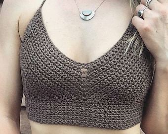 CROCHET PATTERN | Fleetwood Bralette | Beginner Friendly Crochet Pattern | Crochet Bralette | SmallTownCoven