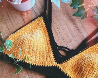 PATTERN ONLY!!!! - 2am Crochet Bralette | Crochet Pattern | Crochet Bralette Pattern | Crochet Top | SmallTownCoven