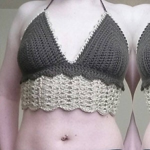 MOTIF AU CROCHET | Modèle de haut au crochet | Patron au crochet adapté aux débutants | Top au crochet Alice | PetiteVilleCoven