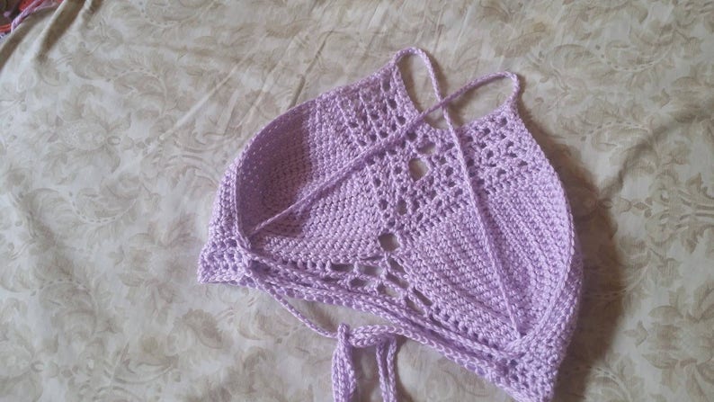 CROCHET PATTERNS 2 Crochet Top Patterns Crochet Bralette Patterns Beginner Friendly Crochet Patterns SmallTownCoven image 5